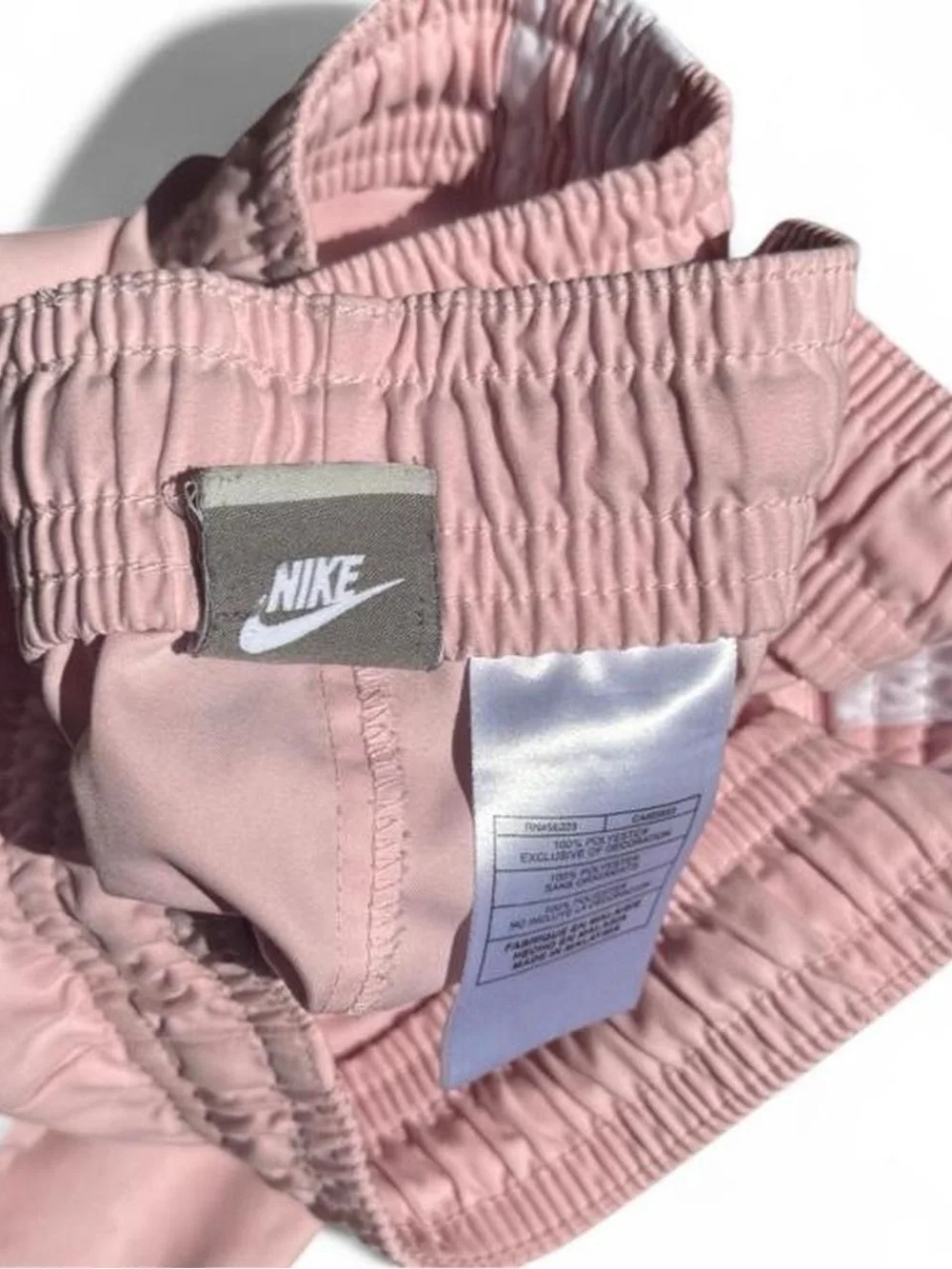 Nike Pink & White Vintage Athletic Shorts